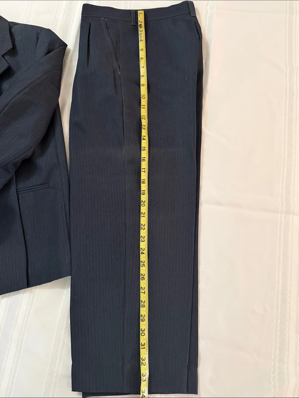 Van Heusen Boys Black Double-Breasted Suit Set